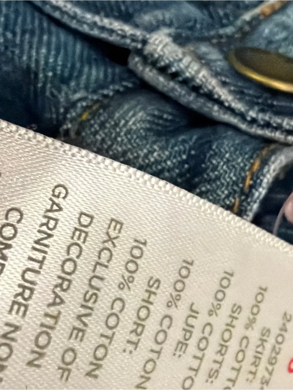 Gymboree denim skirt